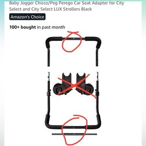 Baby Jogger Car Seat Adapter for City Select (and LUX) Strollers